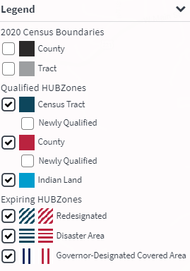 SBA HUBZone Map - Location Lookup | What is a HUBZone